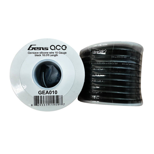 Gens Ace Silicone Wire (10AWG) (Black) (18.4 ft.)