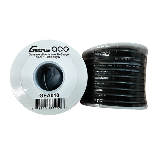 Gens Ace Silicone Wire (10AWG) (Black) (18.4 ft.)