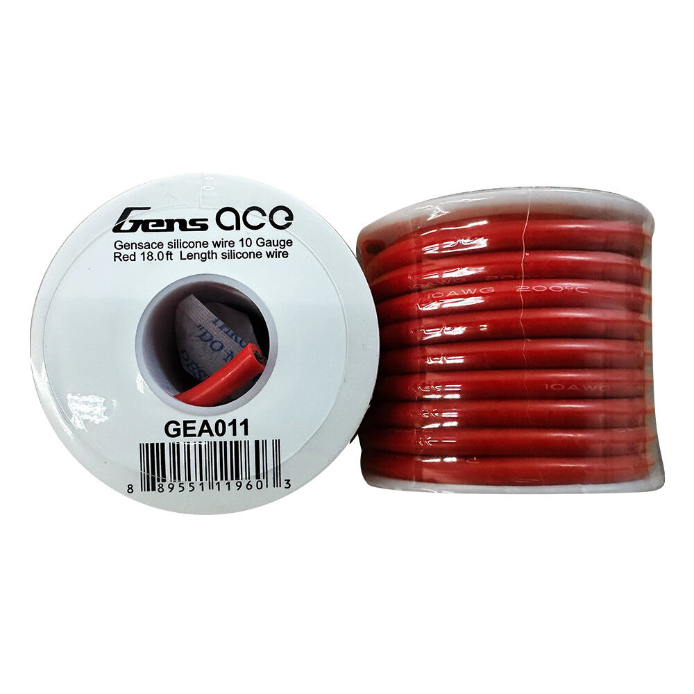 Gens Ace Silicone Wire (10AWG) (Red) (18.4 ft.)