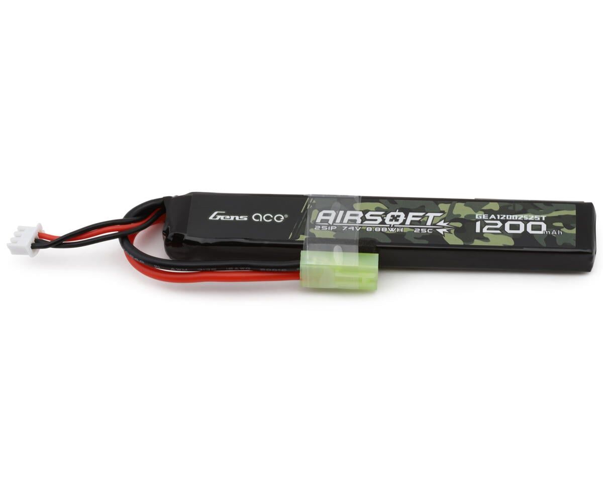 Gens Ace 2S 25C Airsoft LiPo Battery (7.4V/1200mAh)