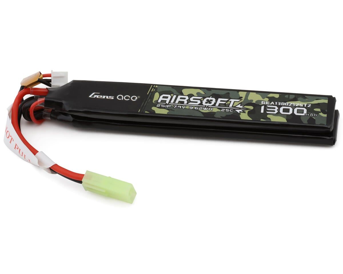 Gens Ace 2S 25C Airsoft Butterfly LiPo Battery (7.4V/1300mAh)