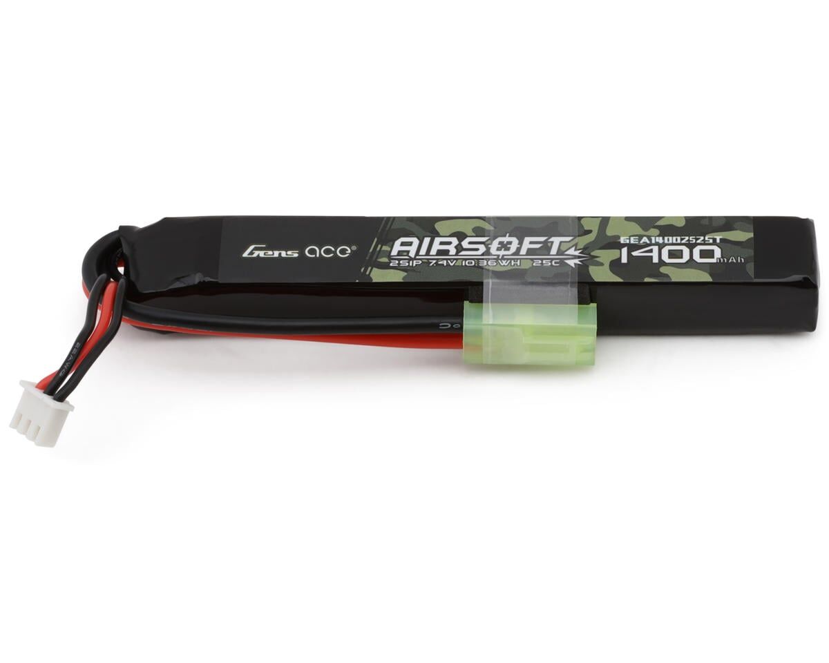 Gens Ace 2S 25C Airsoft LiPo Battery (7.4V/1400mAh)