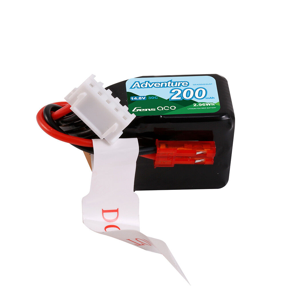 Gens Ace 4S 60C Adventure LiPo Battery (14.8V/200mAh) w/JST Connector