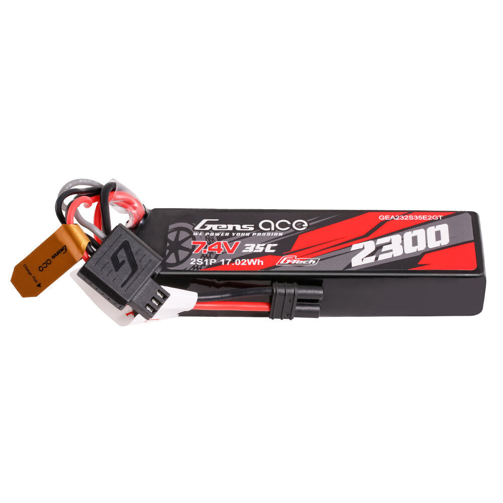 Gens Ace 2S 35C G-Tech Lipo Battery Pack (7.4V/2300mAh) w/iEC2 Connector
