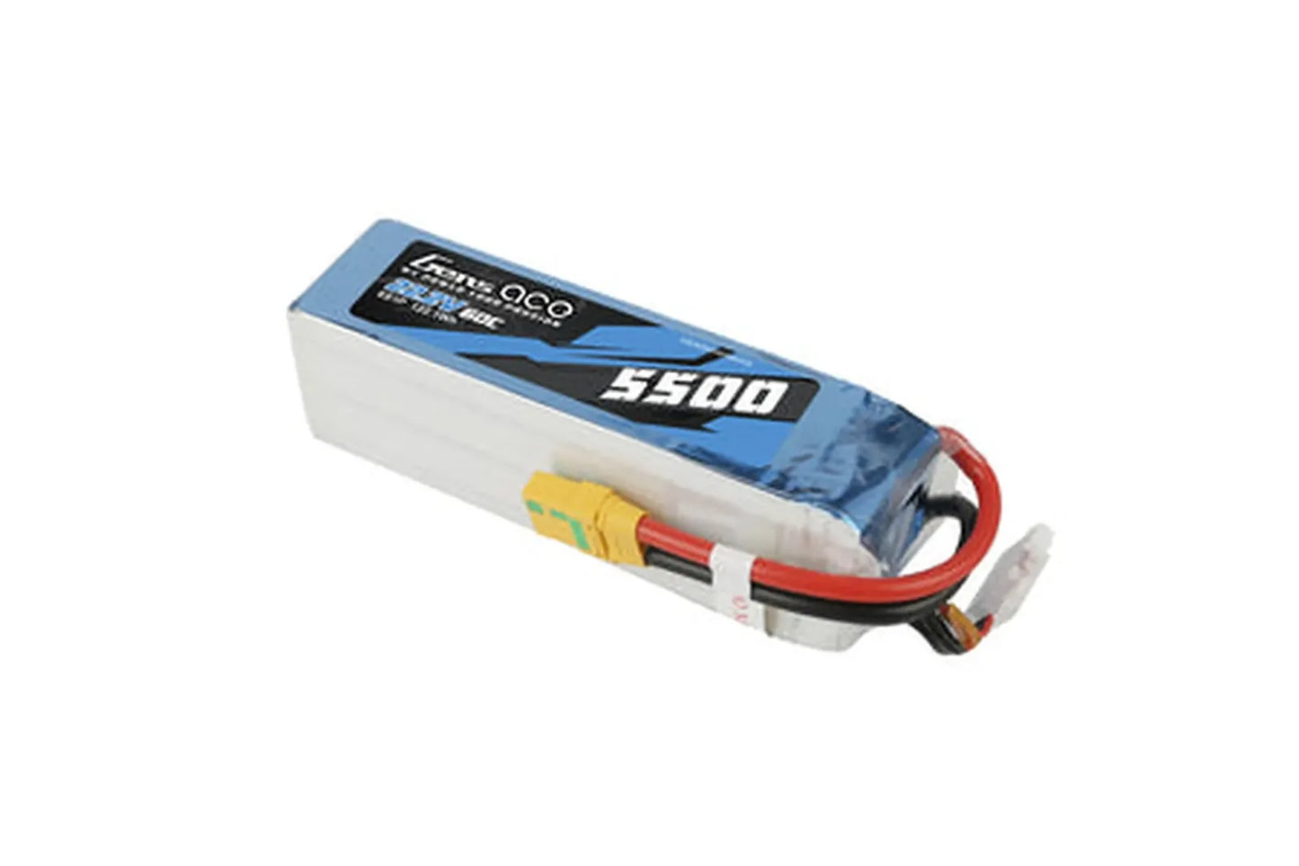 Gens Ace 6S 5500mAh 22.2V 60C Soft Case LiPo Battery (XT90-S)