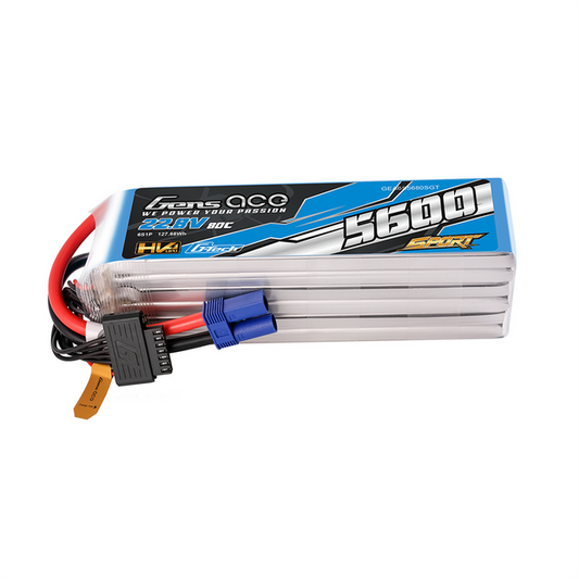 Gens Ace 6S 80C Sport G-Tech Stick LiHV Battery (22.8V/5600mAh) w/EC5 Connector