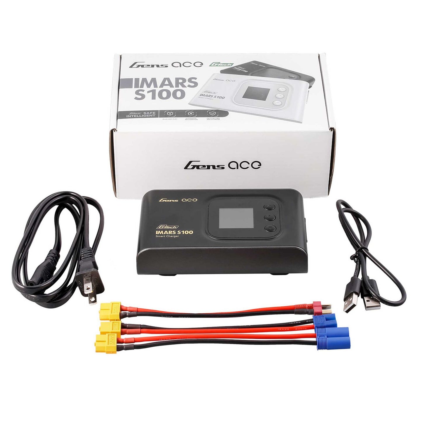 Gens Ace iMars S100 G-Tech AC Balance RC Battery Smart Charger-Black