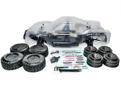 HOBAO HYPER 10SC 2.0 ELECTRIC TRUCK ARR WITH CLEAR BODY