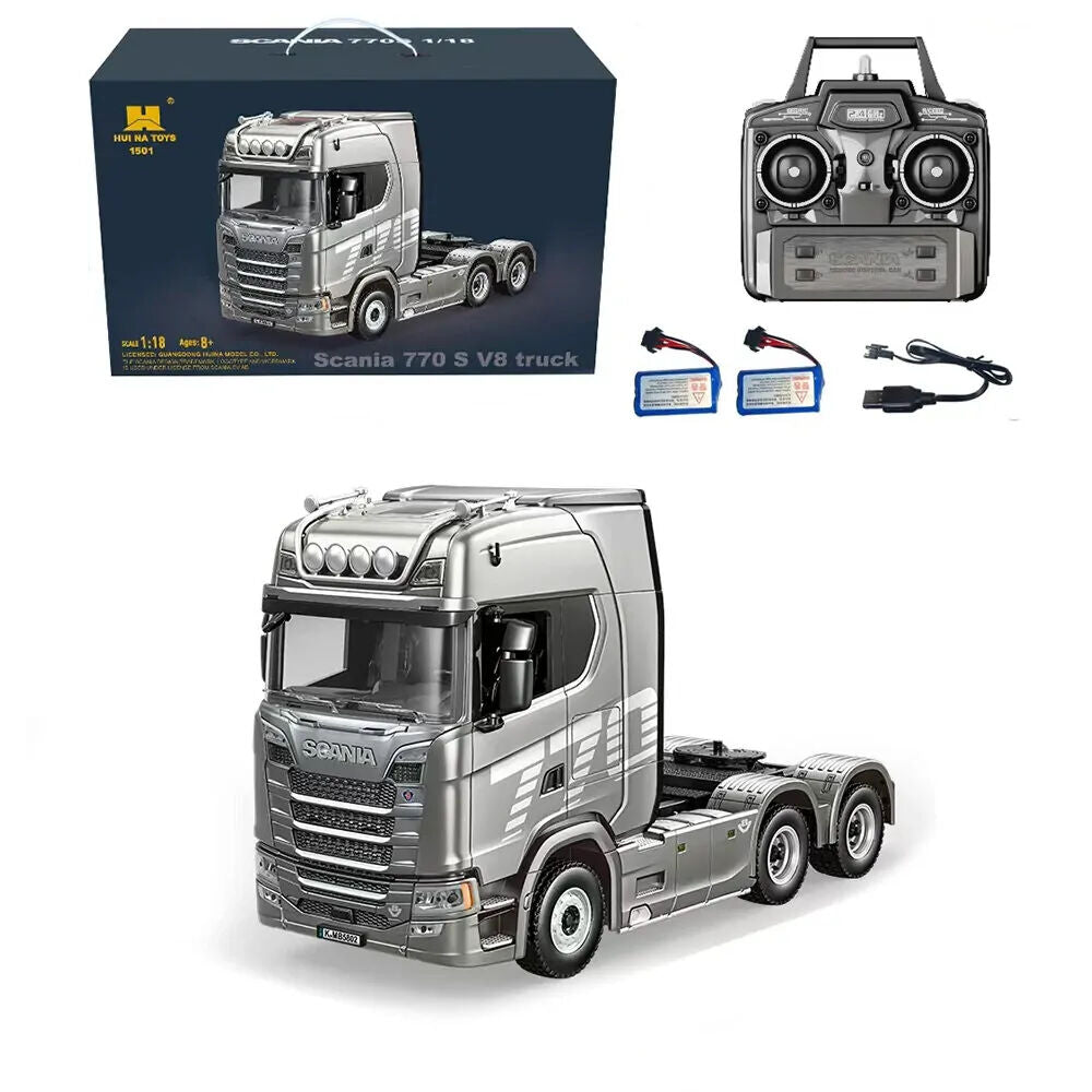 Huina RC 1/18 Scania Truck 4WD (Grey)
