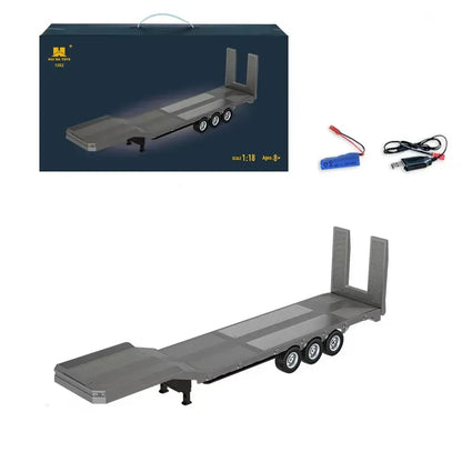 Huina RC 1/18 Flatbed Trailer (Grey)