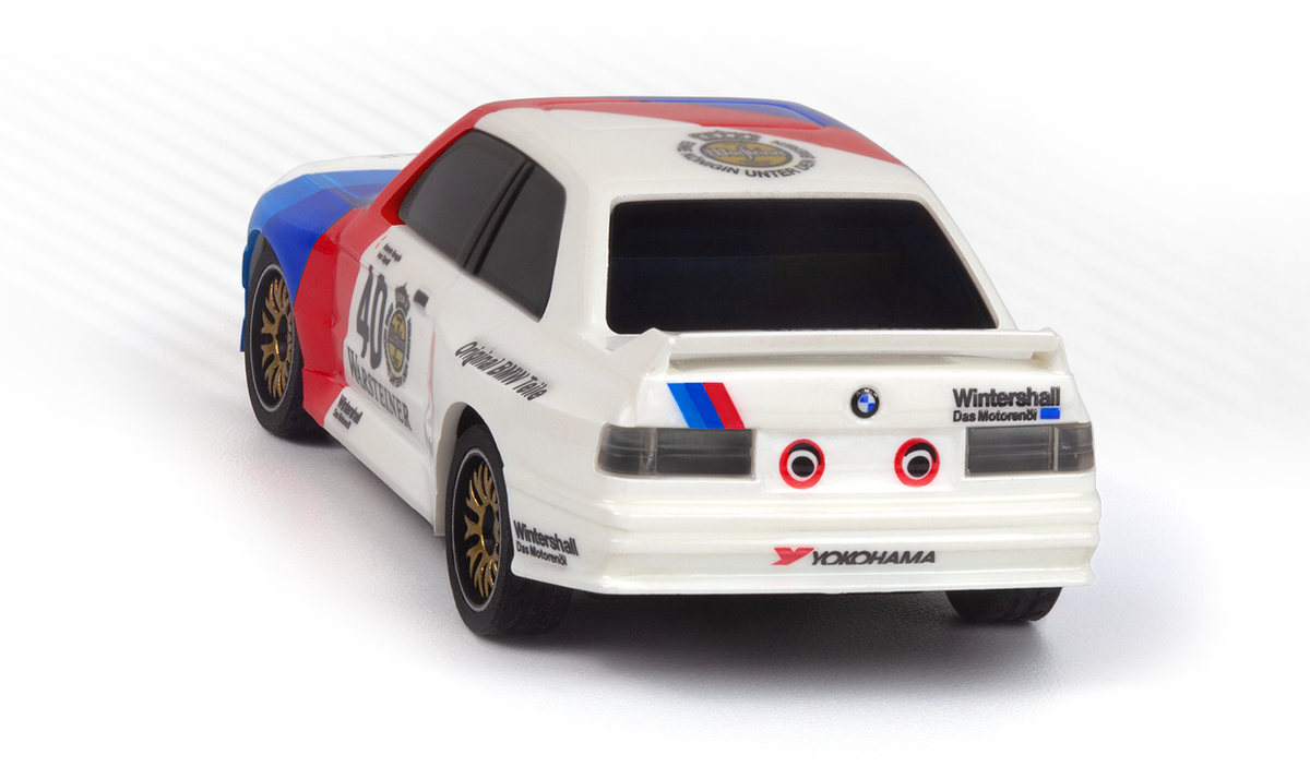 HPI Nano-TTR 1987 BMW M3 E30 Warsteiner 1/64 RTR Electric 2WD Micro Touring RC Car (White)