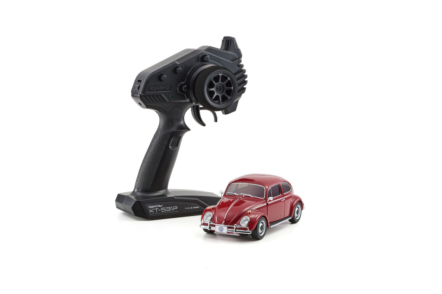 Kyosho Mini-Z Volkswagen 1300 Beetle 1966 Model Ruby Red RWD MR-04 Readyset