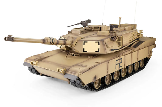 Heng Long USA M1A2 Abrams RC Tank Electric Tracked 1/16 Scale RTR