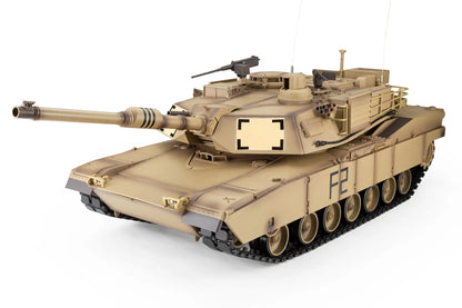 Heng Long USA M1A2 Abrams RC Tank Electric Tracked 1/16 Scale RTR