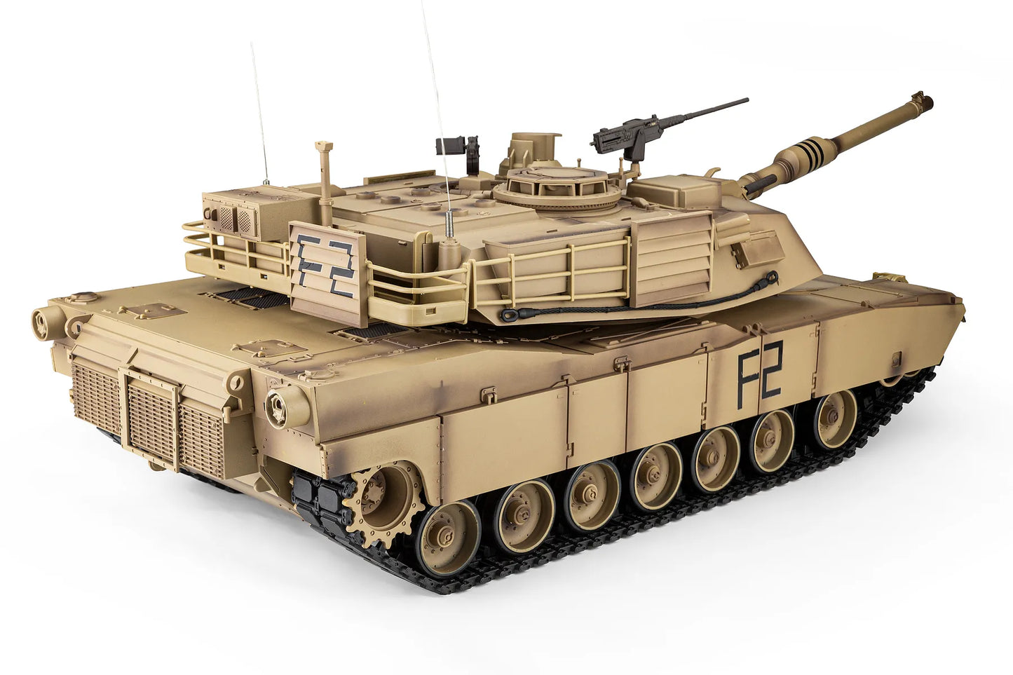 Heng Long USA M1A2 Abrams RC Tank Electric Tracked 1/16 Scale RTR