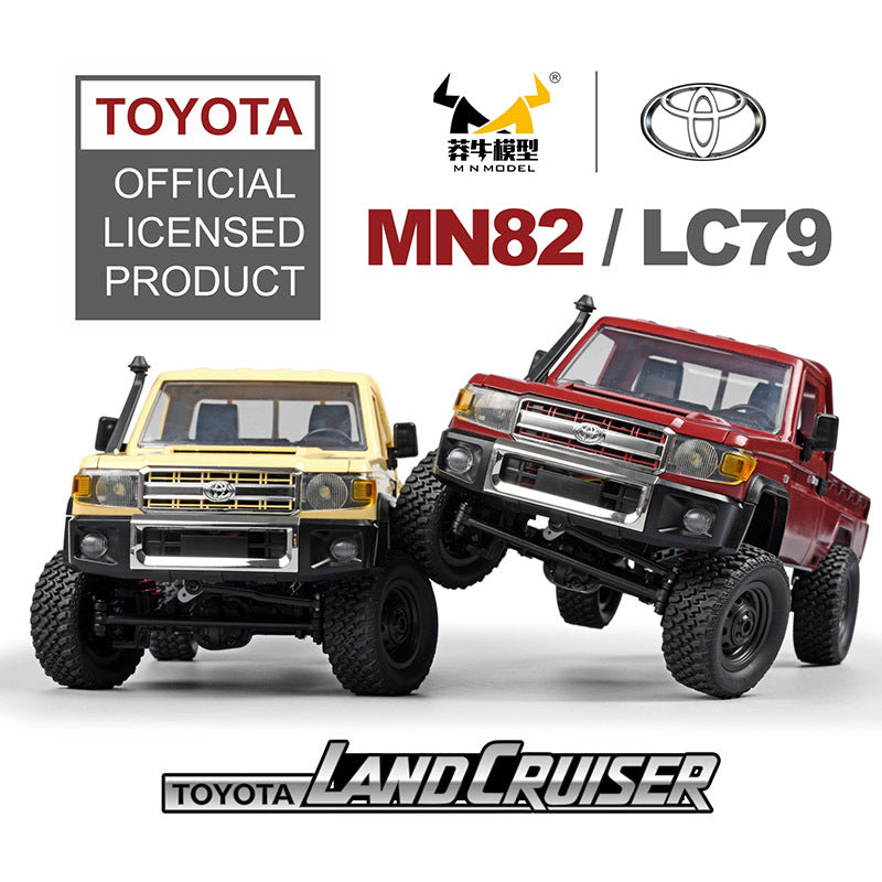 MN Model 1/12 Toyota LC79 4WD RC Crawler RTR (Red)