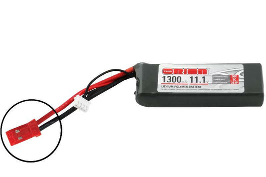 Team Orion LiPo 1300 3S 11.1V 50C JST