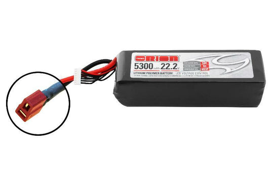 Team Orion LiPo 5300 6S 22.2V 50C Deans