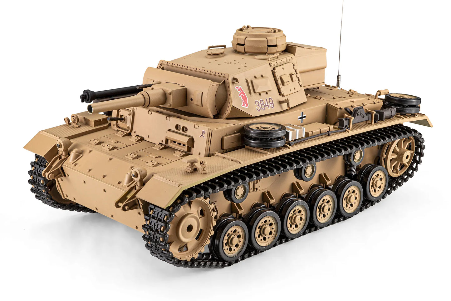 Heng Long German Panzer III Type H RC Tank Electric Tracked 1/16 Scale RTR