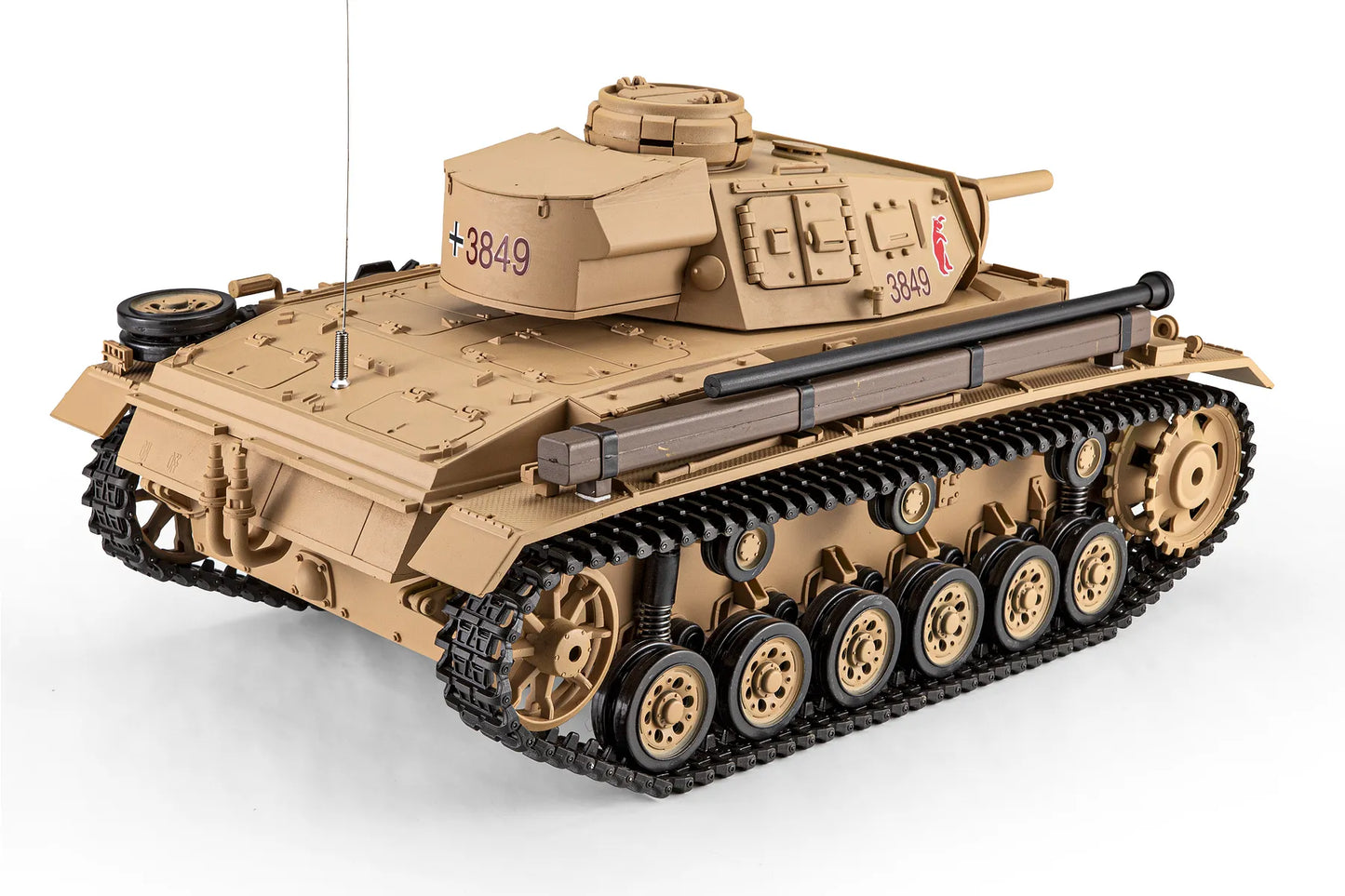 Heng Long German Panzer III Type H RC Tank Electric Tracked 1/16 Scale RTR