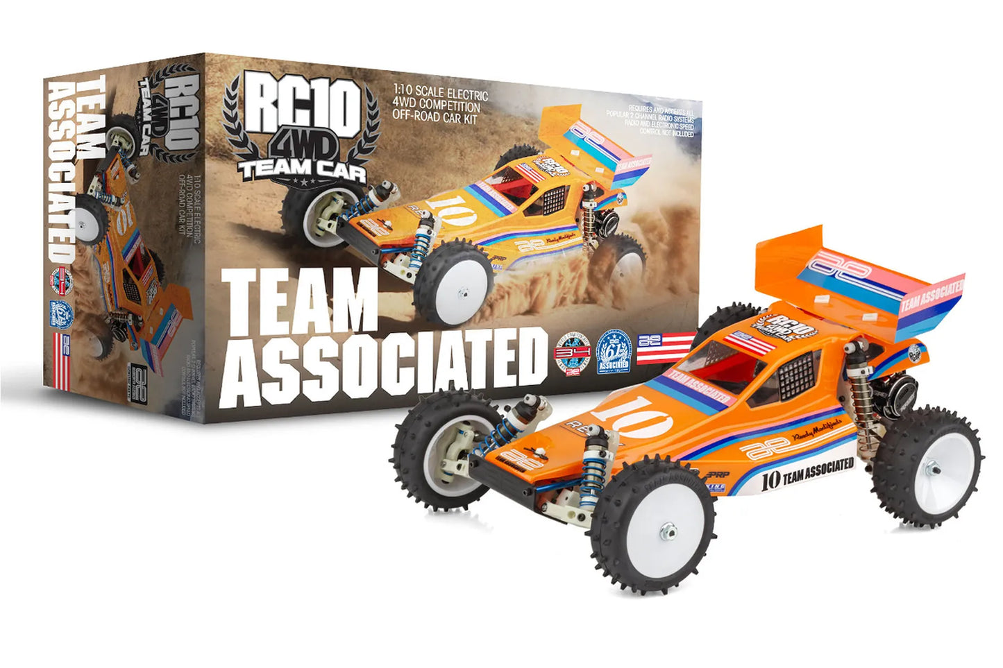 Team Associated RC10 RC Buggy Electric 4WD 1/10 Kit - Team Car