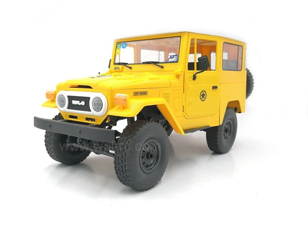 WPL C34 RC Rock Crawler Electric 4WD RTR - Yellow