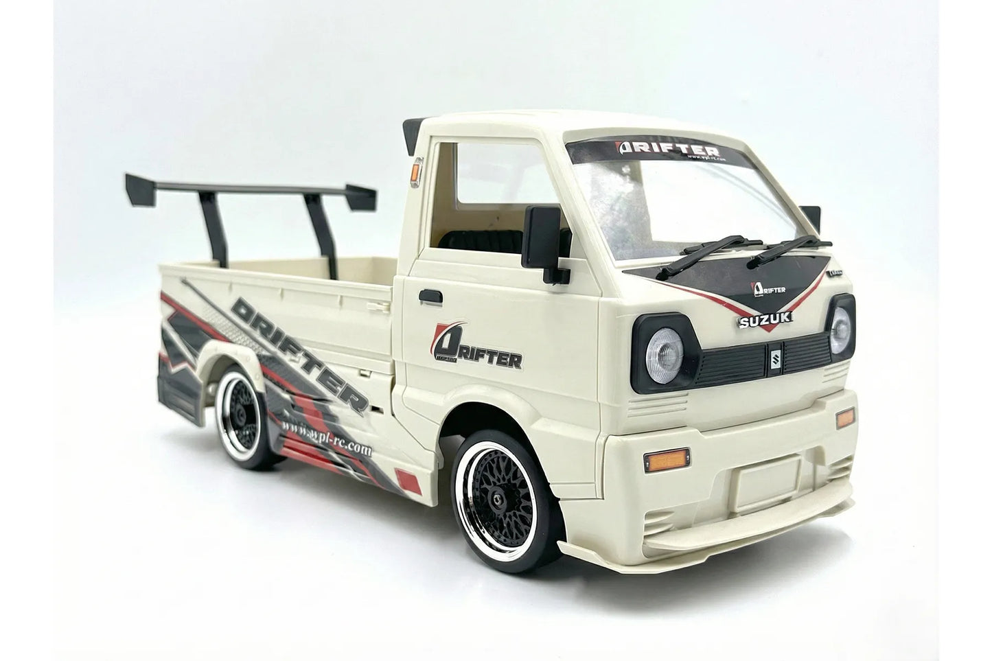 WPL D14S Suzuki RC Drift Kei Truck Electric Brushless 4WD 1/10 RTR - White