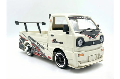 WPL D14S Suzuki RC Drift Kei Truck Electric Brushless 4WD 1/10 RTR - White