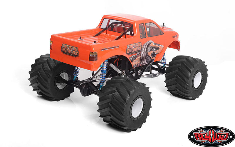 RC4WD Carbon Assault 1/10th Monster Truck w/ Manticore Lexan Body Set