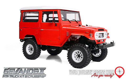 RC4WD Gelande II RTR Truck w/Cruiser Body Set (Red)
