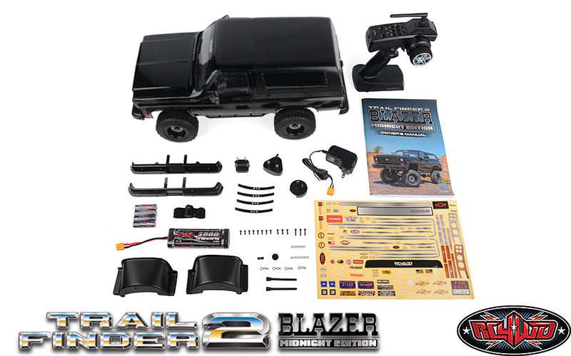 RC4WD Trail Finder 2 RTR w/Chevrolet Blazer Body Set (Midnight Edition)