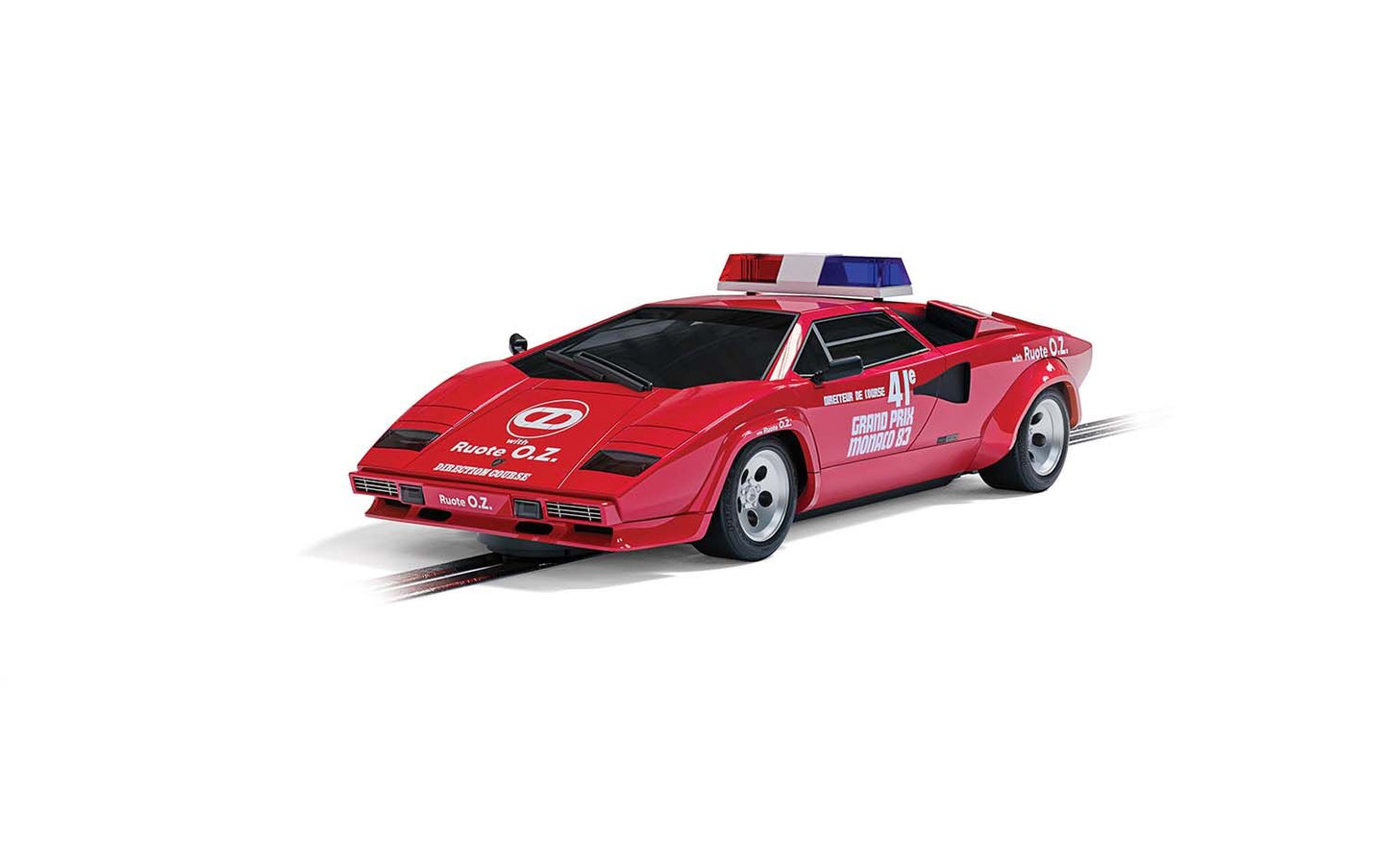 SCALEXTRIC Lamborghini Countach - 1983 Monaco GP Safety Slot Car