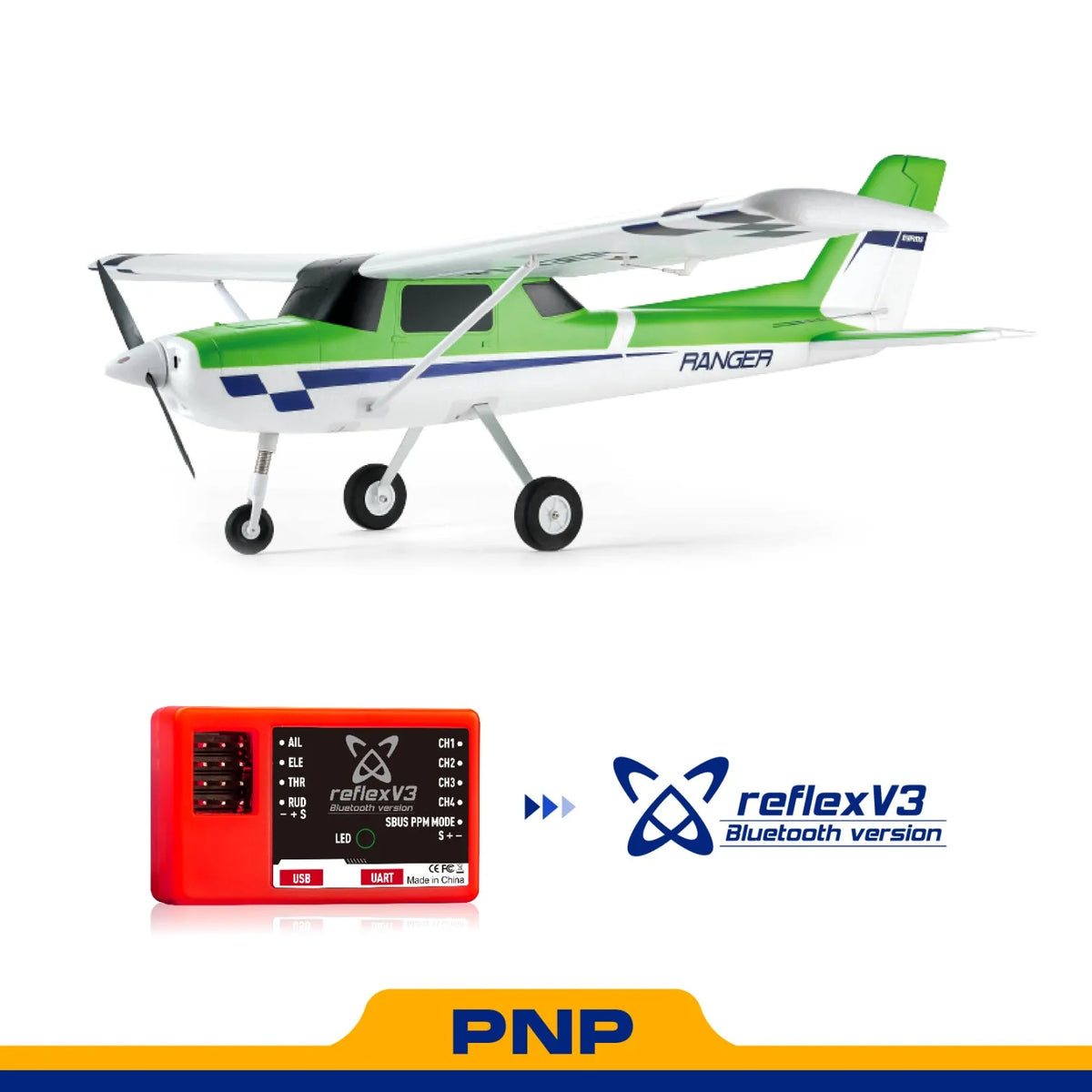 FMS 1220mm Ranger EP V2 With Reflex V3 GREEN PNP