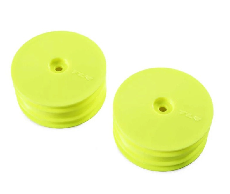 *CLEARANCE SALE*    TLR Front Wheel, Yellow, 2pcs, 22X-4 TLR43021
