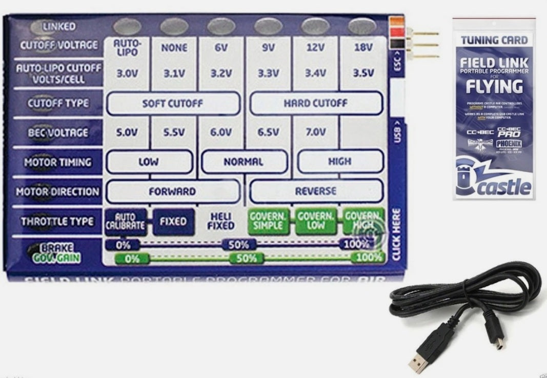 *CLEARANCE SALE*   Castle Creations Field Programmer, suit Air ESC, 010-0063-01