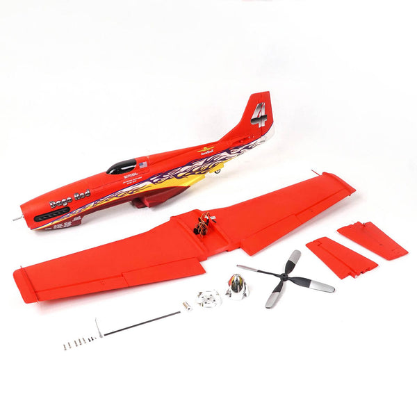 *CLEARANCE SALE*  FMS P-51D Mustang 1100mm PNP, Dago Red