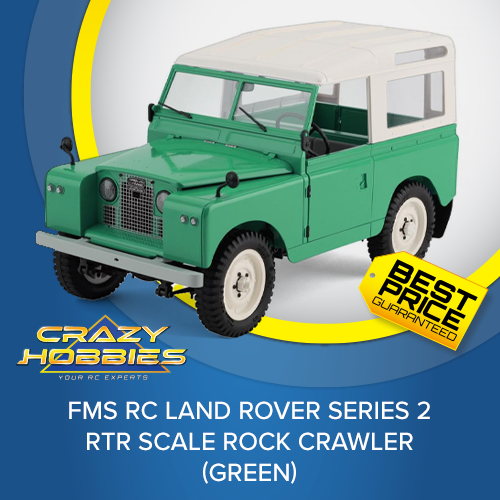 FMS RC Land Rover Series 2 RTR Scale Rock Crawler (Green)