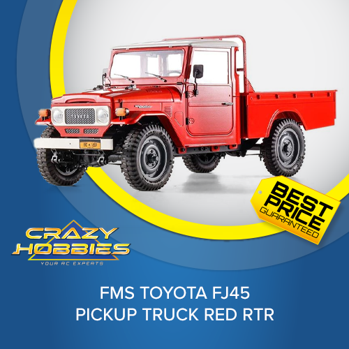 FMS TOYOTA FJ45 Pickup Truck Red RTR