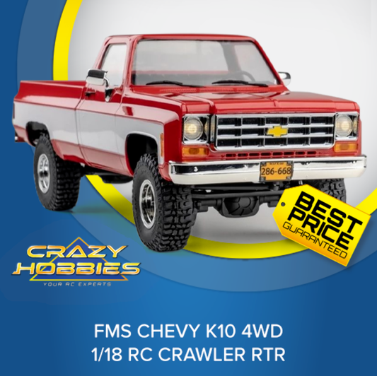 FMS Chevy K10 4WD 1/18 RC Crawler RTR *IN STOCK*