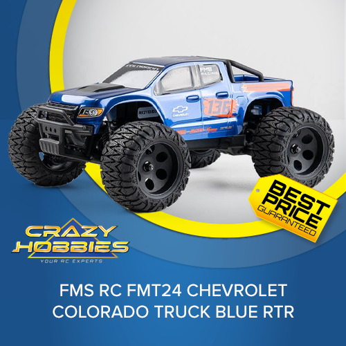FMS RC FMT24 Chevrolet Colorado Truck Blue RTR *IN STOCK*