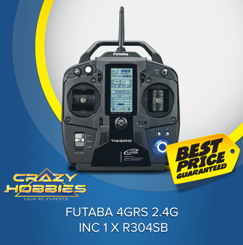 FUTABA 4GRS 2.4G inc 1 x R304SB