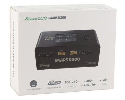 Gens Ace Imars D300 G-Tech Dual AC/DC Charger (6S/16A) (Black) *IN STOCK*