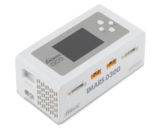Gens Ace Imars D300 G-Tech Dual AC/DC Charger (6S/16A) (White) *IN STOCK*