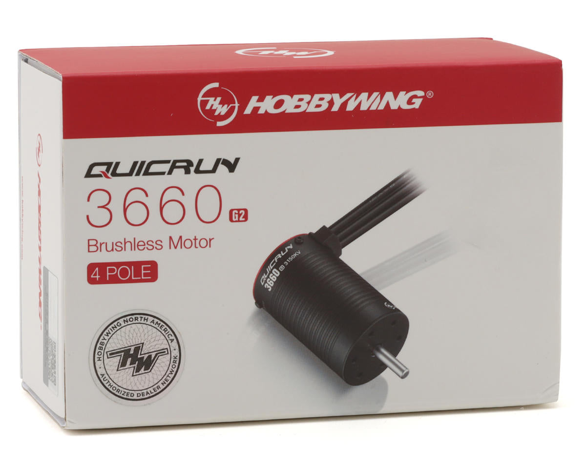 Hobbywing QuicRun 3660SL G2 Sensorless Brushless Motor (3150kV)