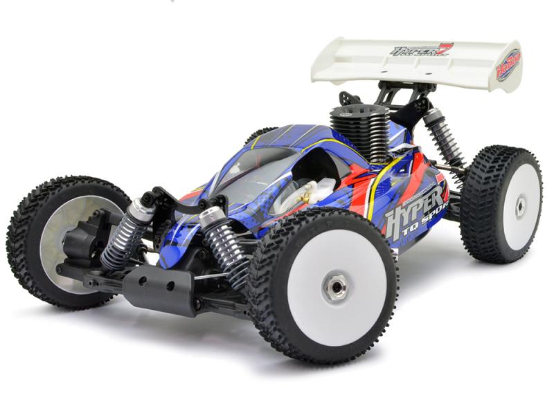 Hobao Hyper 7 TQ Nitro Buggy Car Blue RTR