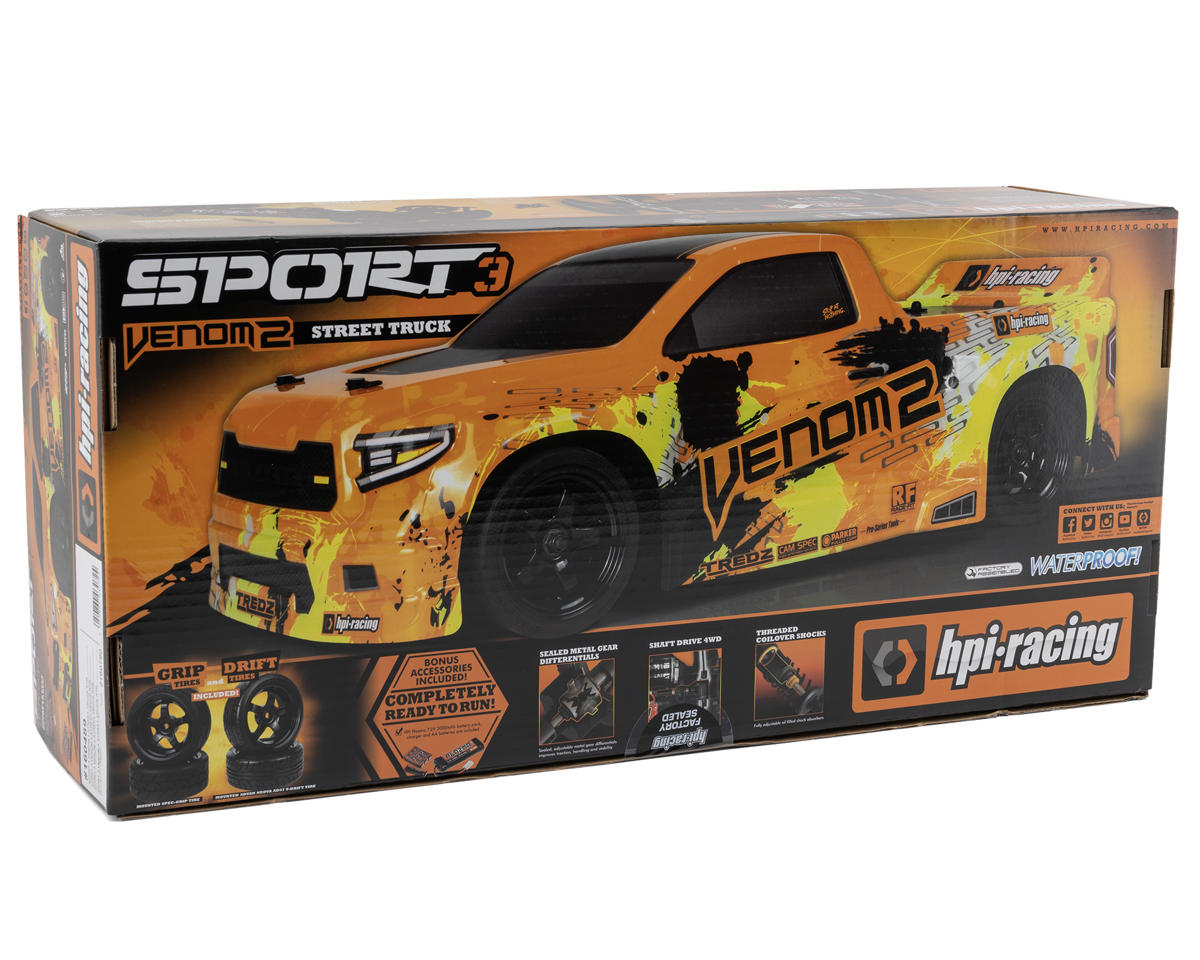HPI Sport 3 Venom 2 Brushed Electric RC Truck w/Battery & Charger RTR *SOLD OUT*