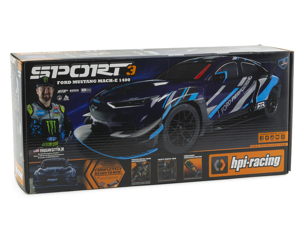 HPI Sport 3 Ford Mustang Mach-E 1400 1/10 RC Car W/Battery & Charger RTR