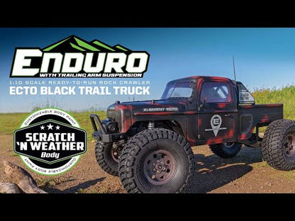 Element RC Enduro Ecto Black Trail Truck 4x4 Rock Crawler RTR