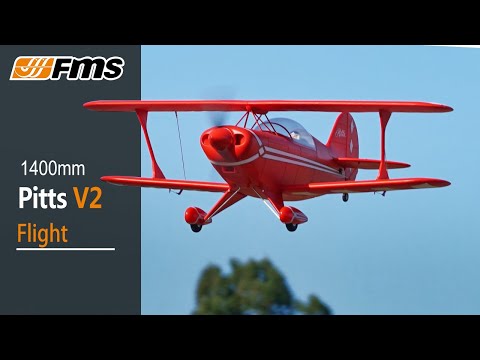 FMS RC Pitts 1.4M V2 PLANE PNP *IN STOCK*