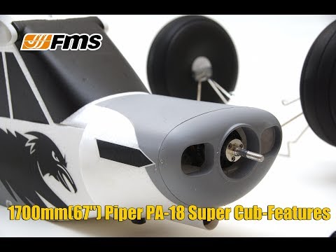 FMS PA-18 Super Cub 1.7M PNP with Reflex V2 *IN STOCK*